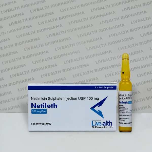 Buy Netilmicin Sulphate Injection USP 100 mg in India