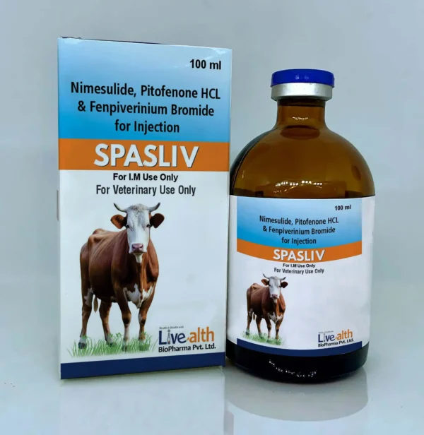 Buy Nimesulide, Pitofenone HCL & Fenpiverinium Bromide for Injection 30ml in India