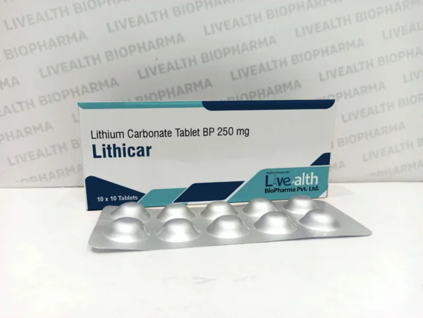 Buy Lithium Carbonate Tablet BP 250 mg in India
