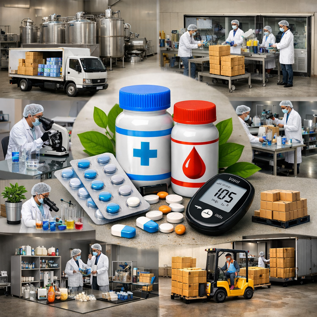 Diabetic Medicine Production Process In India