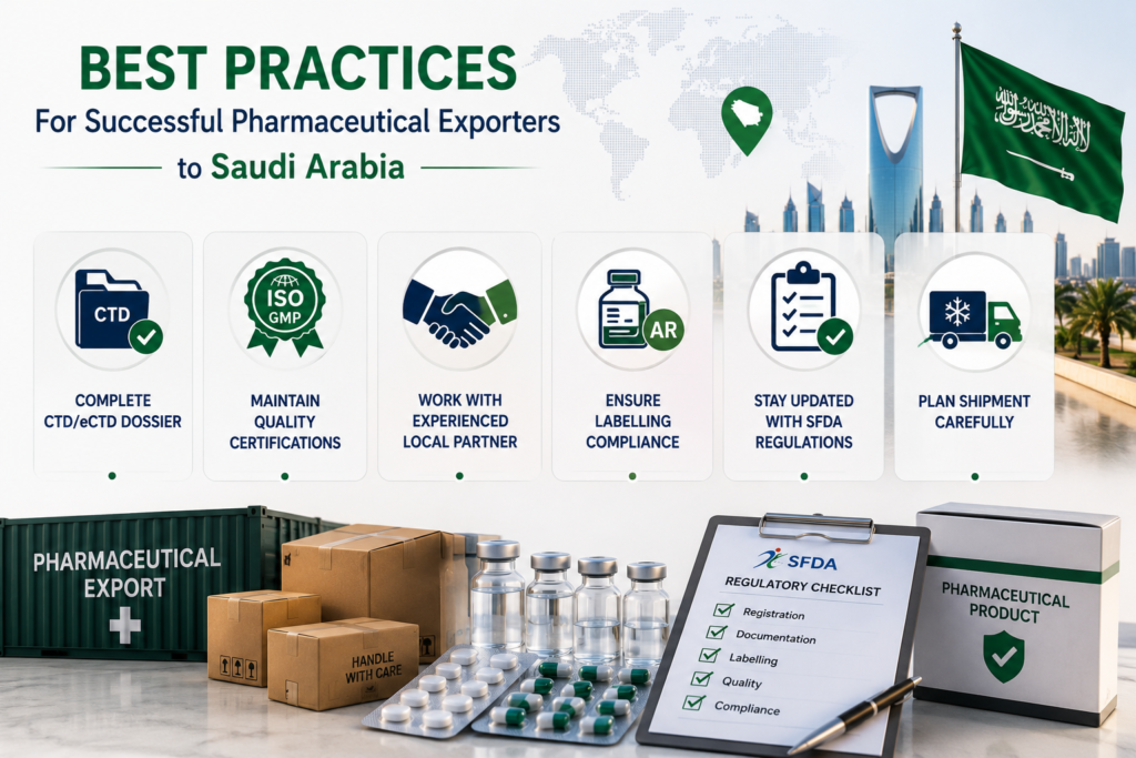 Best Practices For Successful Pharmaceutical Exporters To Saudi Arabia