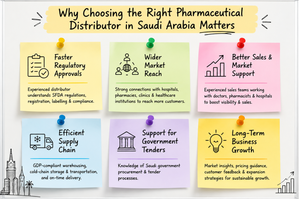 Why Choosing The Right Pharmaceutical Distributor In Saudi Arabia Matters